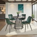 Porch Den Canary Kantsjo Black 5 Piece Dining Set