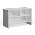 Porch Den Candace White Wood Shoe Bench