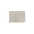 Porch Den Colton Matte White Open Rectangular Ada 10 Inch Wall Sconce