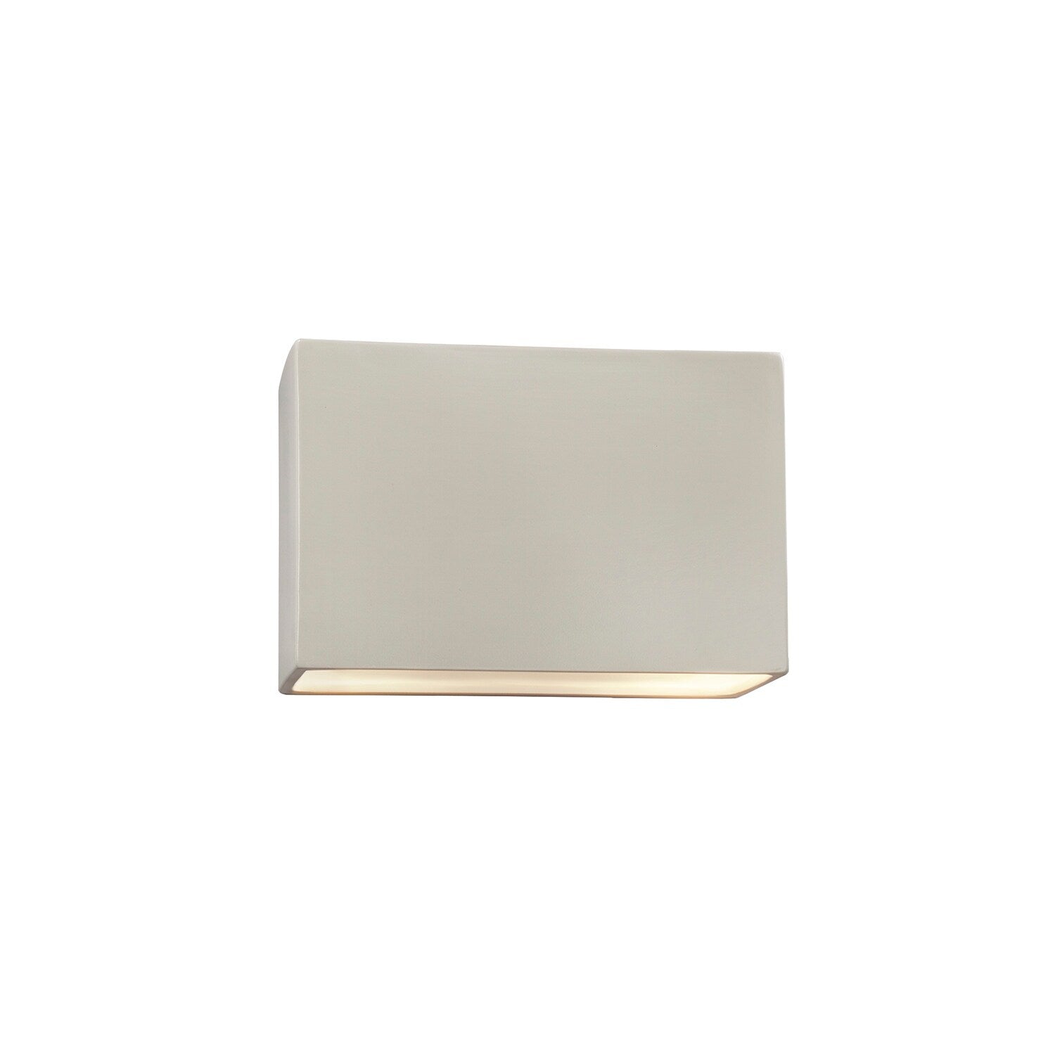 Porch Den Colton Matte White Open Rectangular Ada 10 Inch Wall Sconce