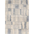 Merino Ivory Blue Cityscape Area Rug