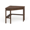 Porch Den Crescent Espresso Wood Corner Computer Desk