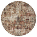 Theory Ivory Crimson Area Rug