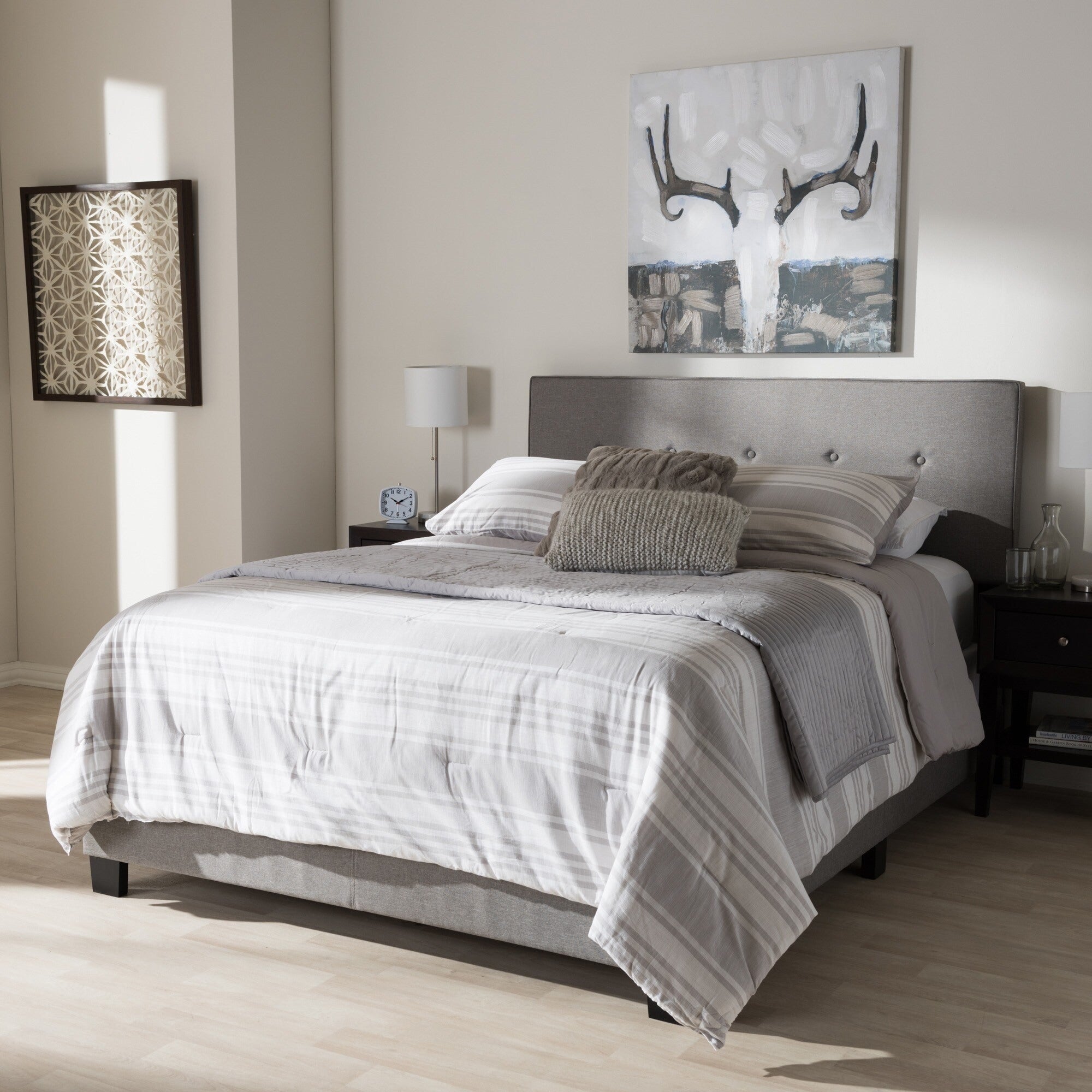 Porch Den Desota Contemporary Upholstered Bed