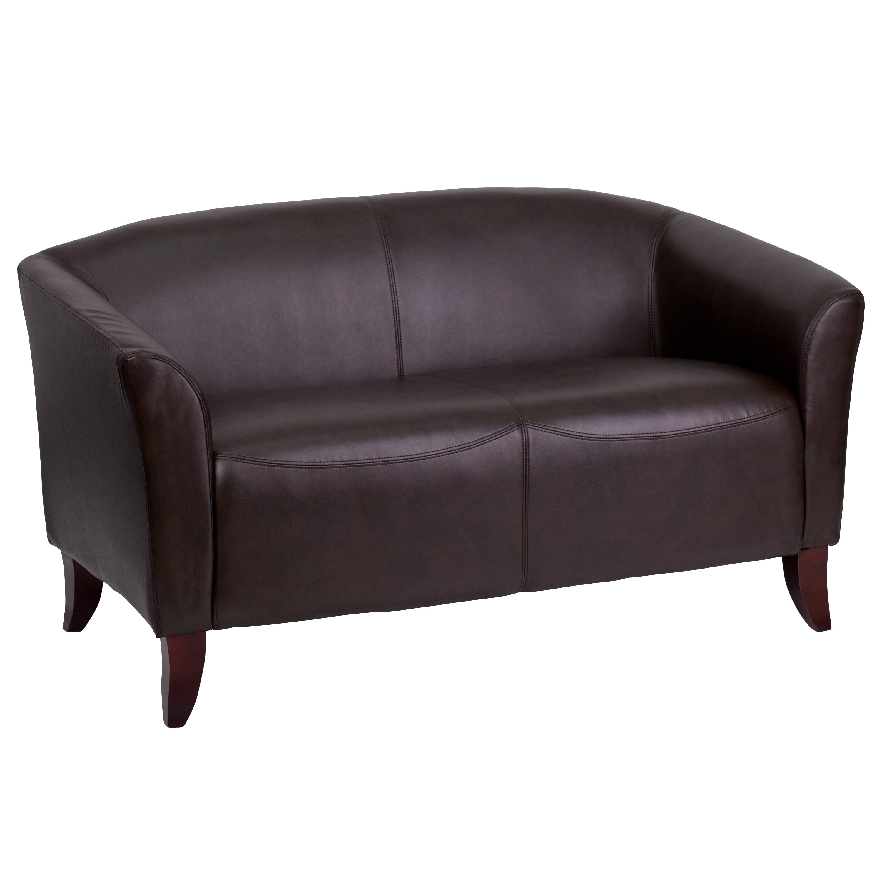 Porch Den Douglas Bonded Leather Loveseat