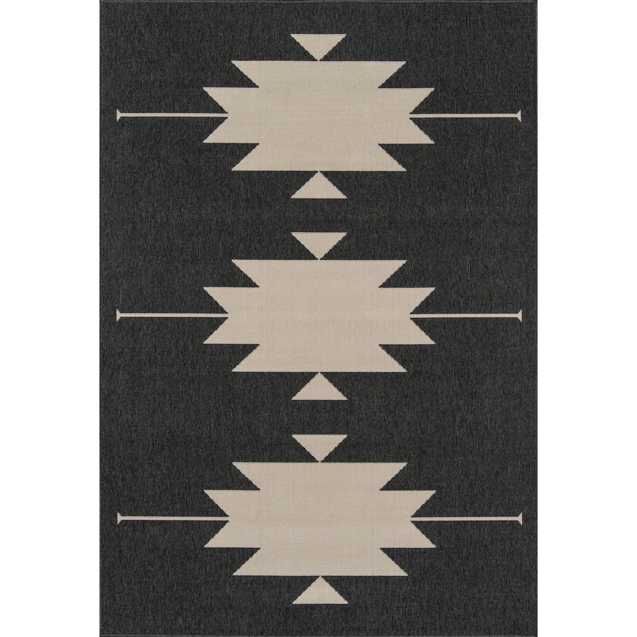 Porch Den Escalon Polypropylene Machine Made Indoor Outdoor Area Rug