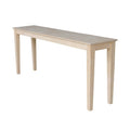 Shaker Console Table Extended Length 72