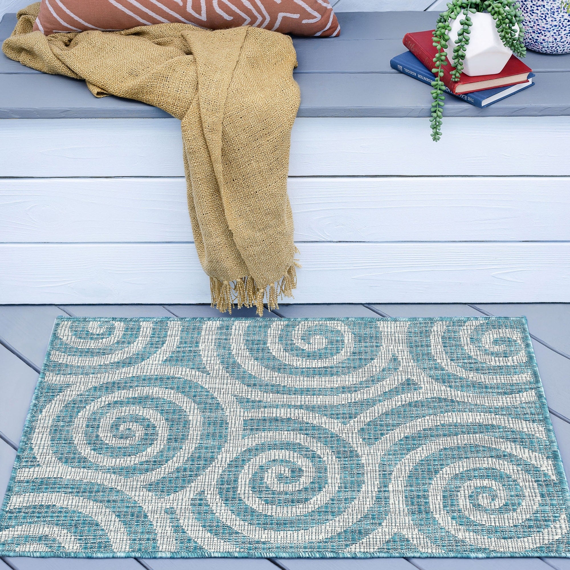 Alise Rugs Colonnade Transitional Geometric Area Rug