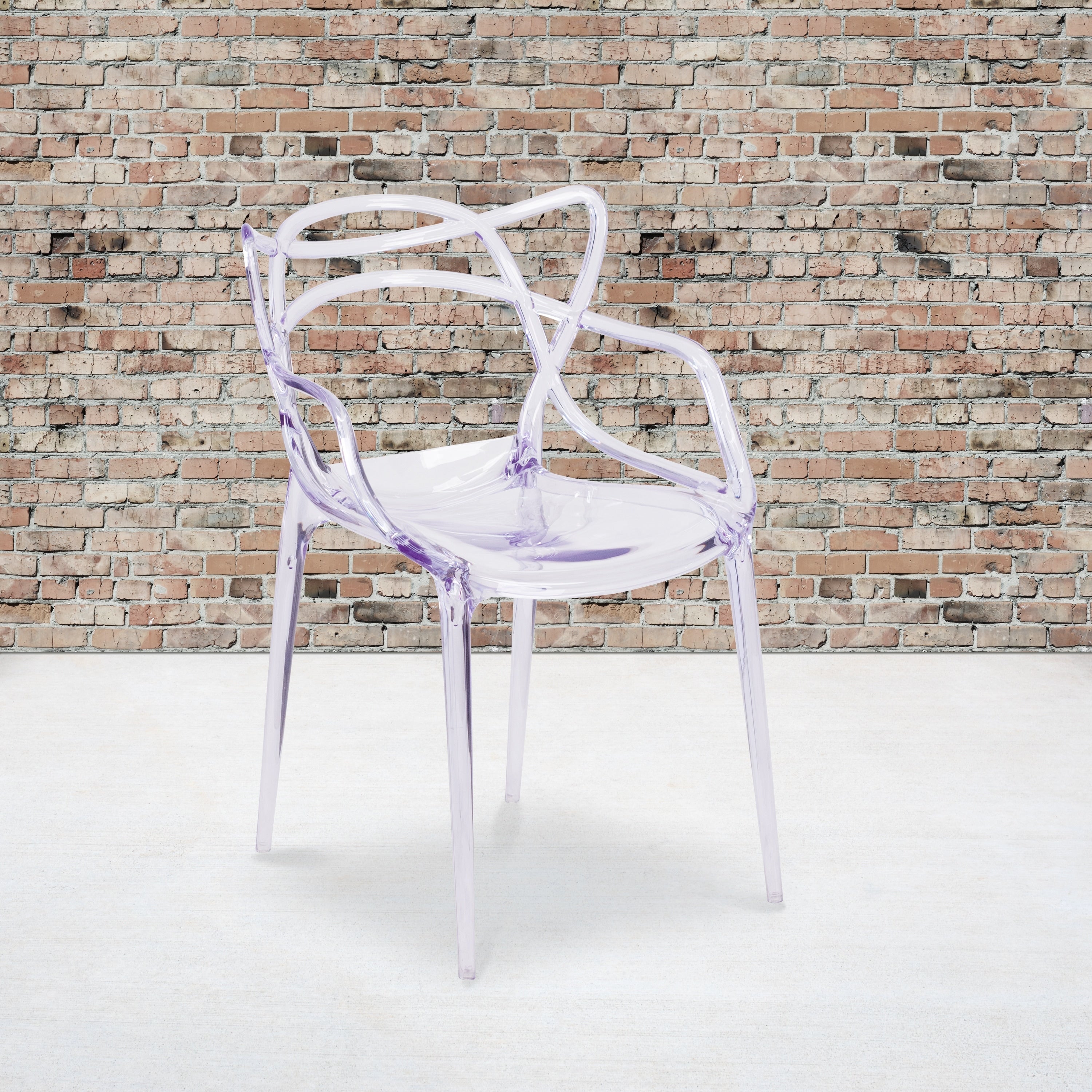 Porch Den Gould Transparent Stacking Dining Chair