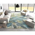 Porch Den Hamlet Teal Abstract Marbled Rug 5 X 76