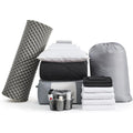 College Dorm Bedding Pack Twin Xl Black Color Set