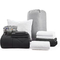 College Freshman Dorm Pack Twin Xl Black Color Set
