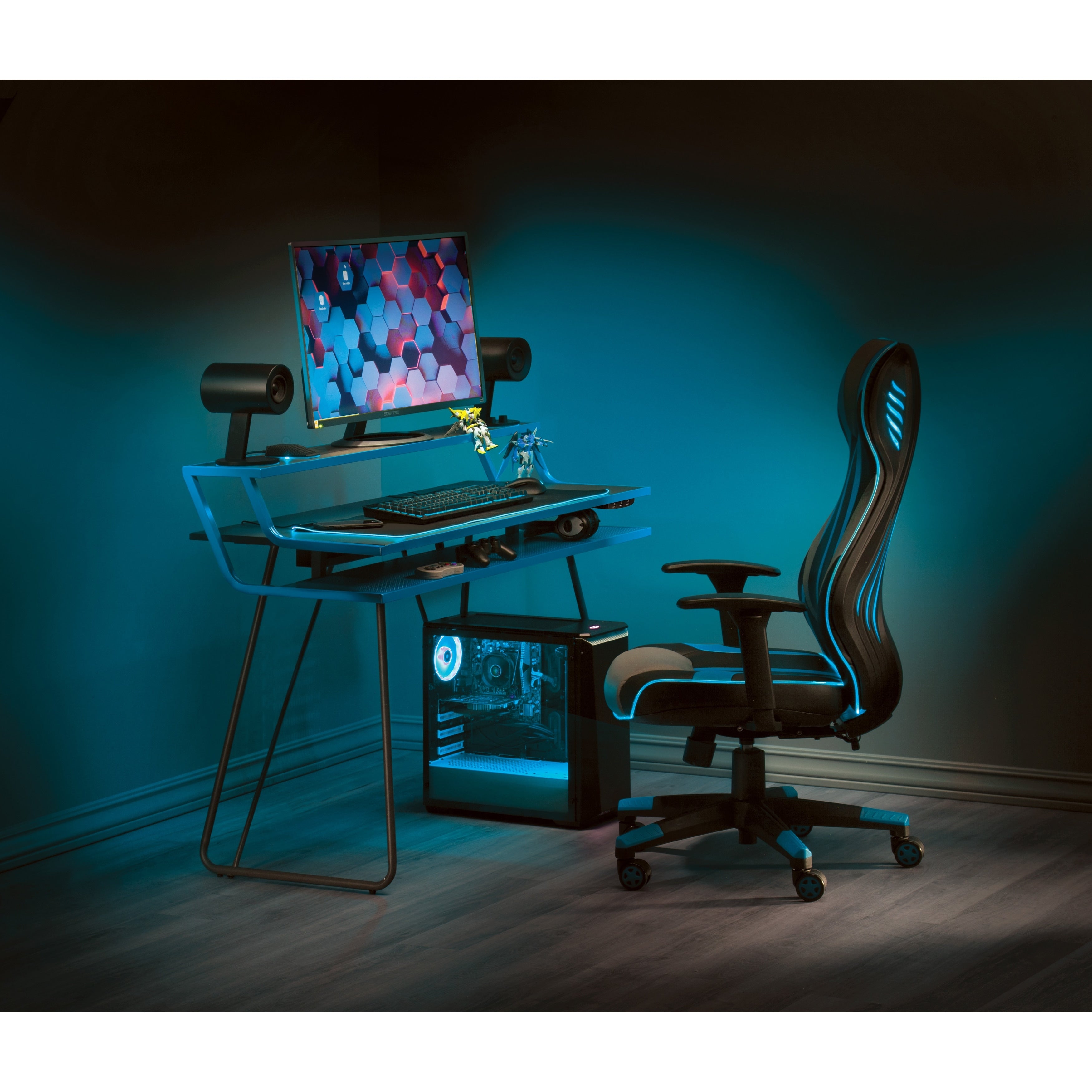 Porch Den Higby Leveled Gaming Desk