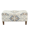 Homepop Large Decorative Storage Bench