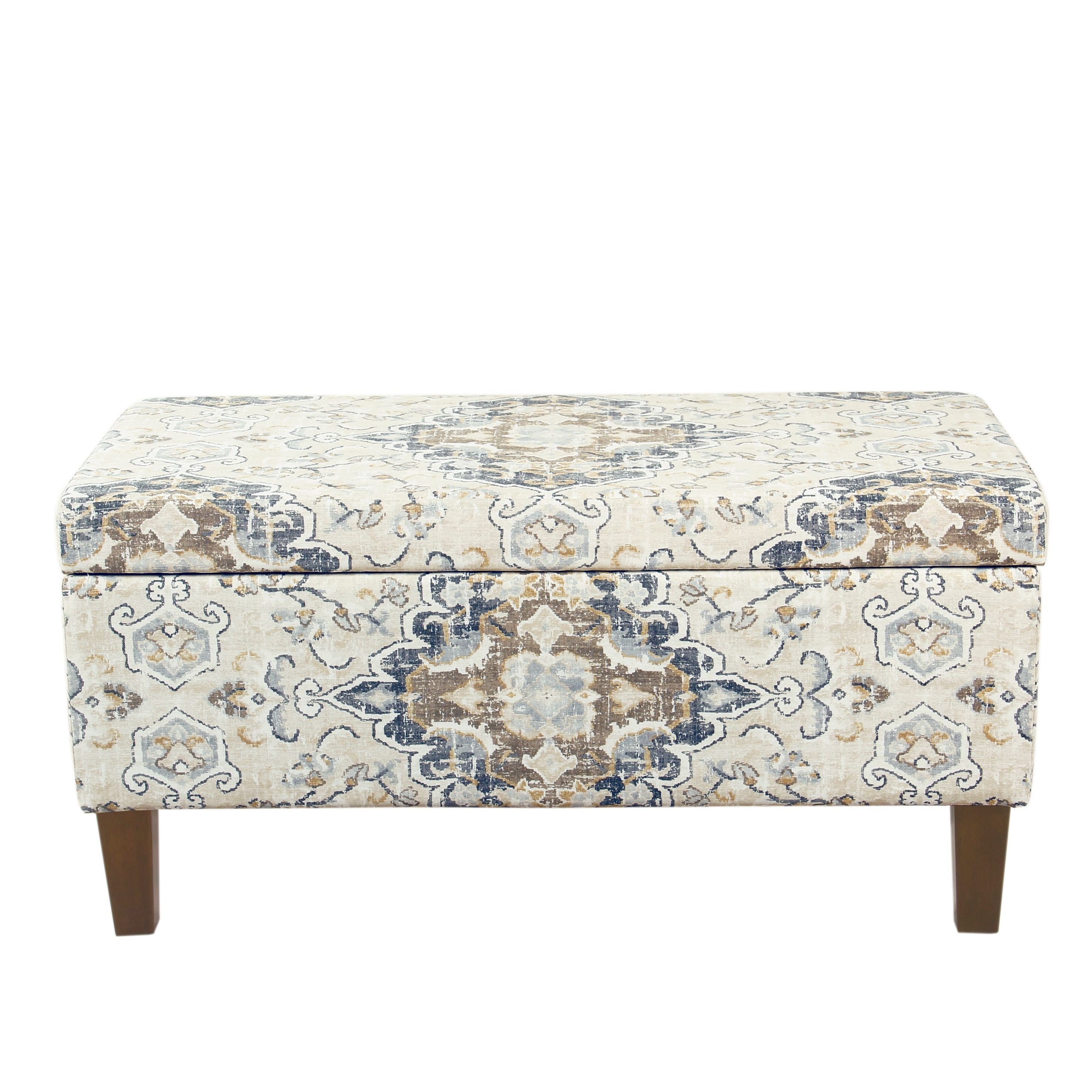 Homepop Large Decorative Storage Bench