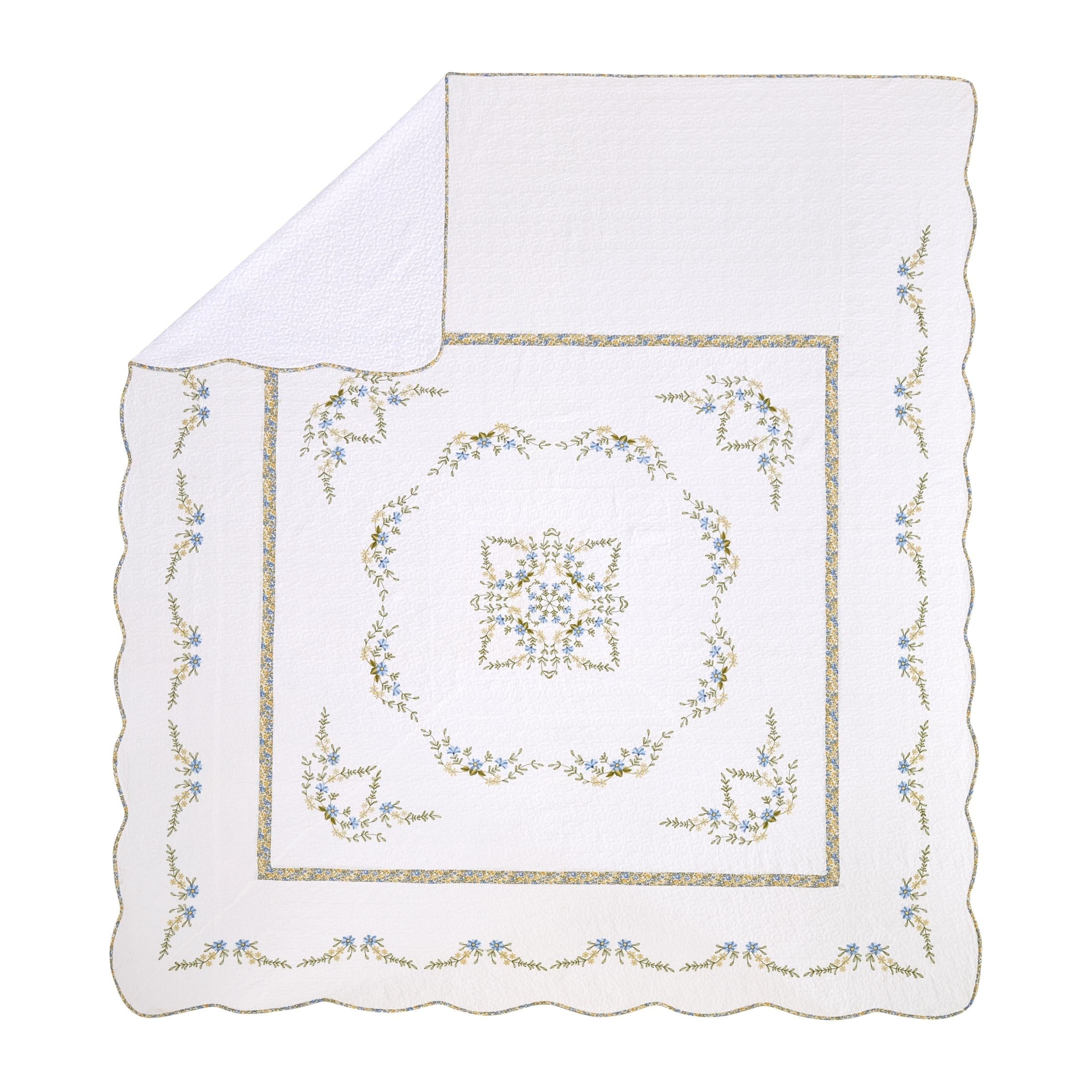 Modern Heirloom Heather Cotton Bedspread