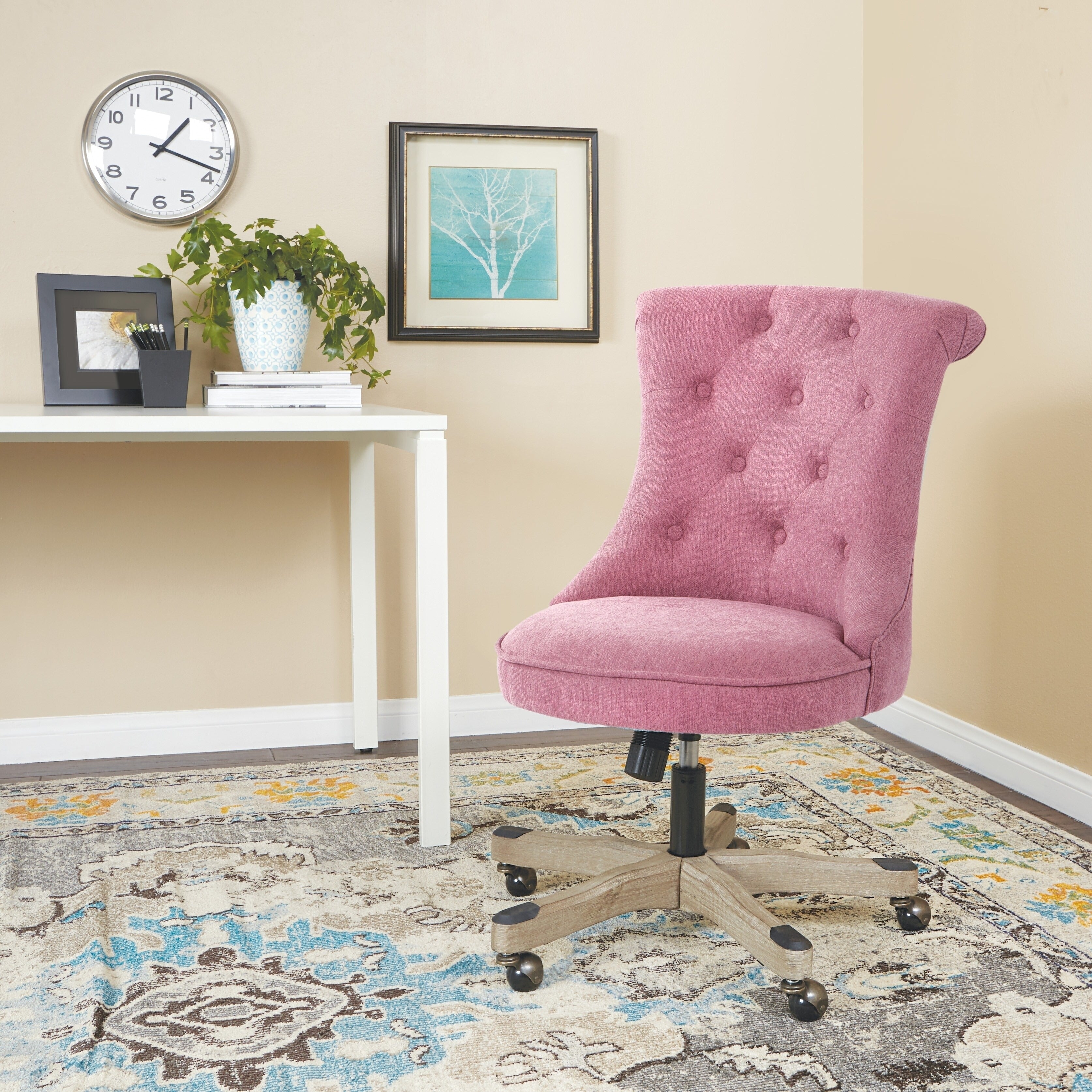 Porch Den Joliet Tufted Home Office Chair