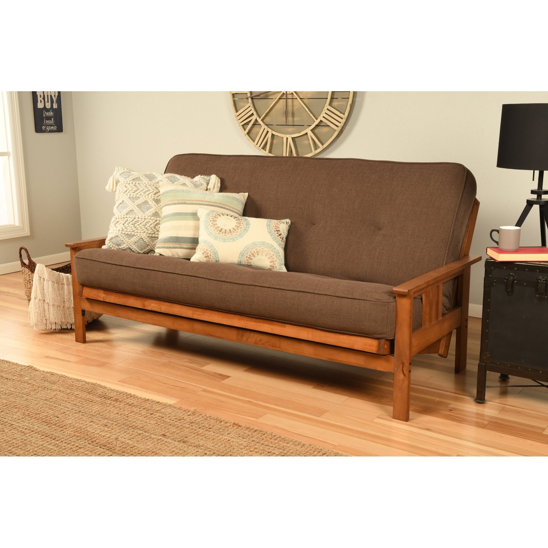 Porch Den Kern Full Size Futon Frame And Mattress Set