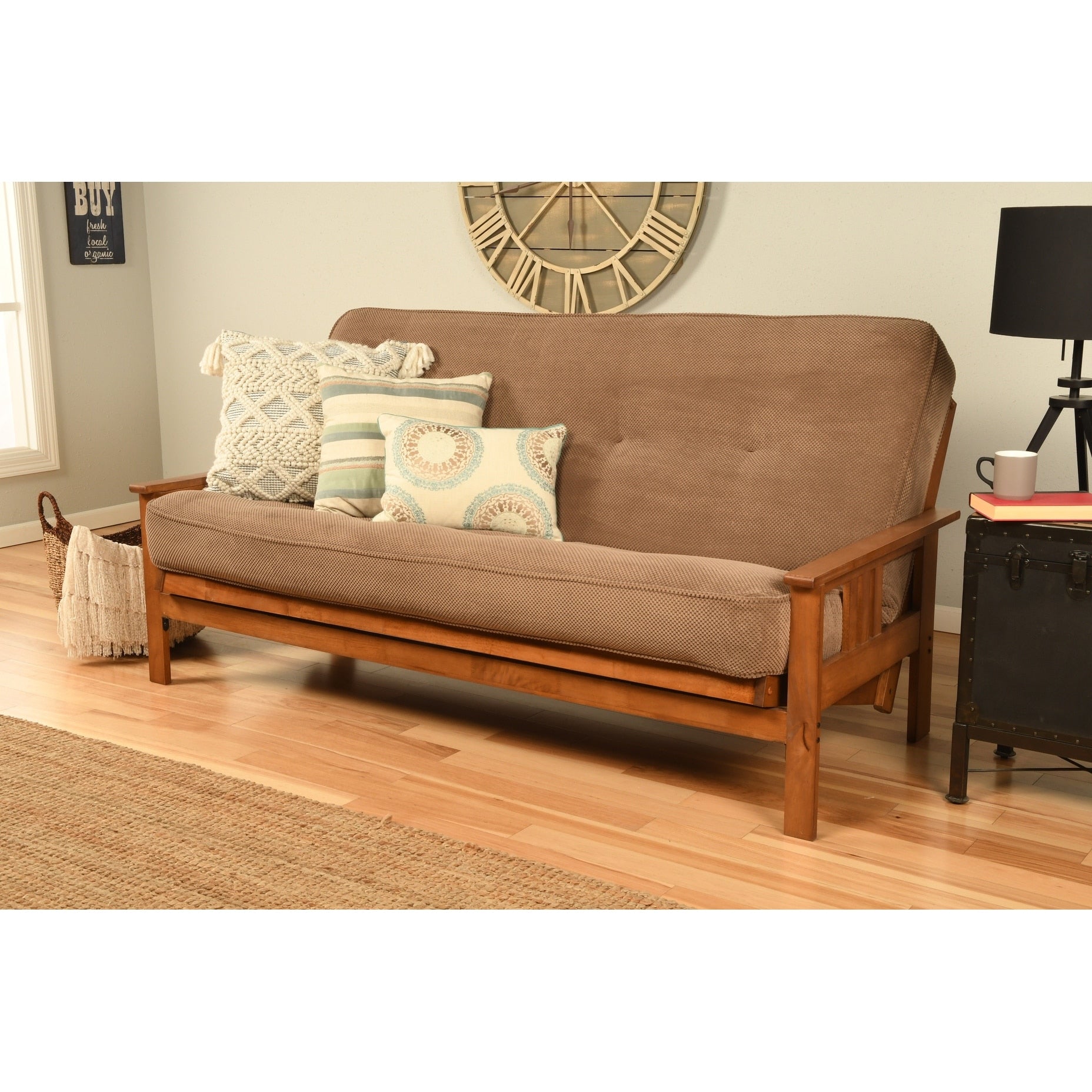 Porch Den Kern Futon Set With Frame And Mattress