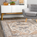 Porch Den Kolding Vintage Medallion Area Rug