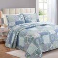 Porch Den Lehman Cotton 3 Piece Quilt Set
