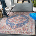 Porch Den Litz Vibrant Traditional Area Rug