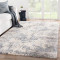 Rima Abstract Light Gray Blue Area Rug