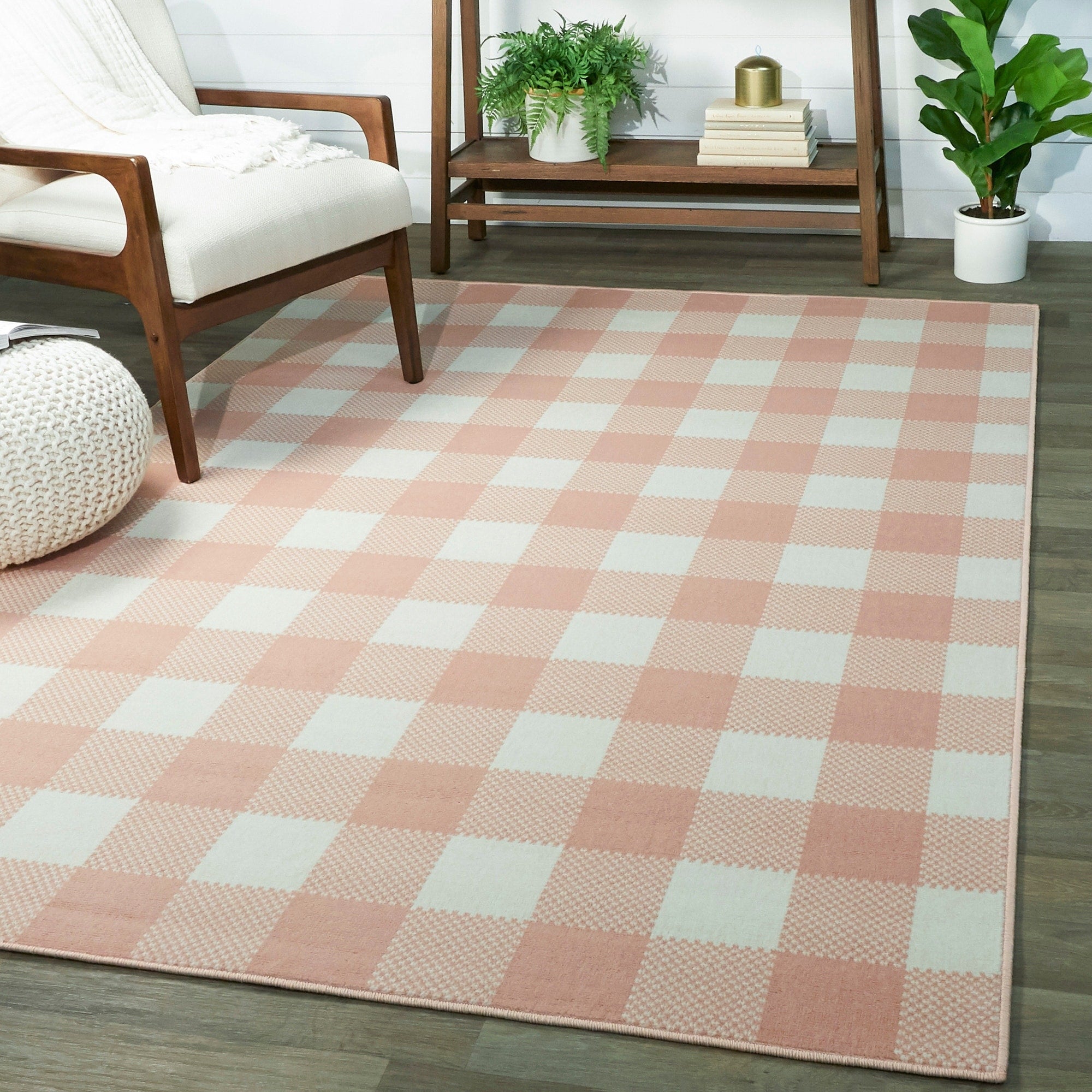 Porch Den Morgen Gingham Area Rug