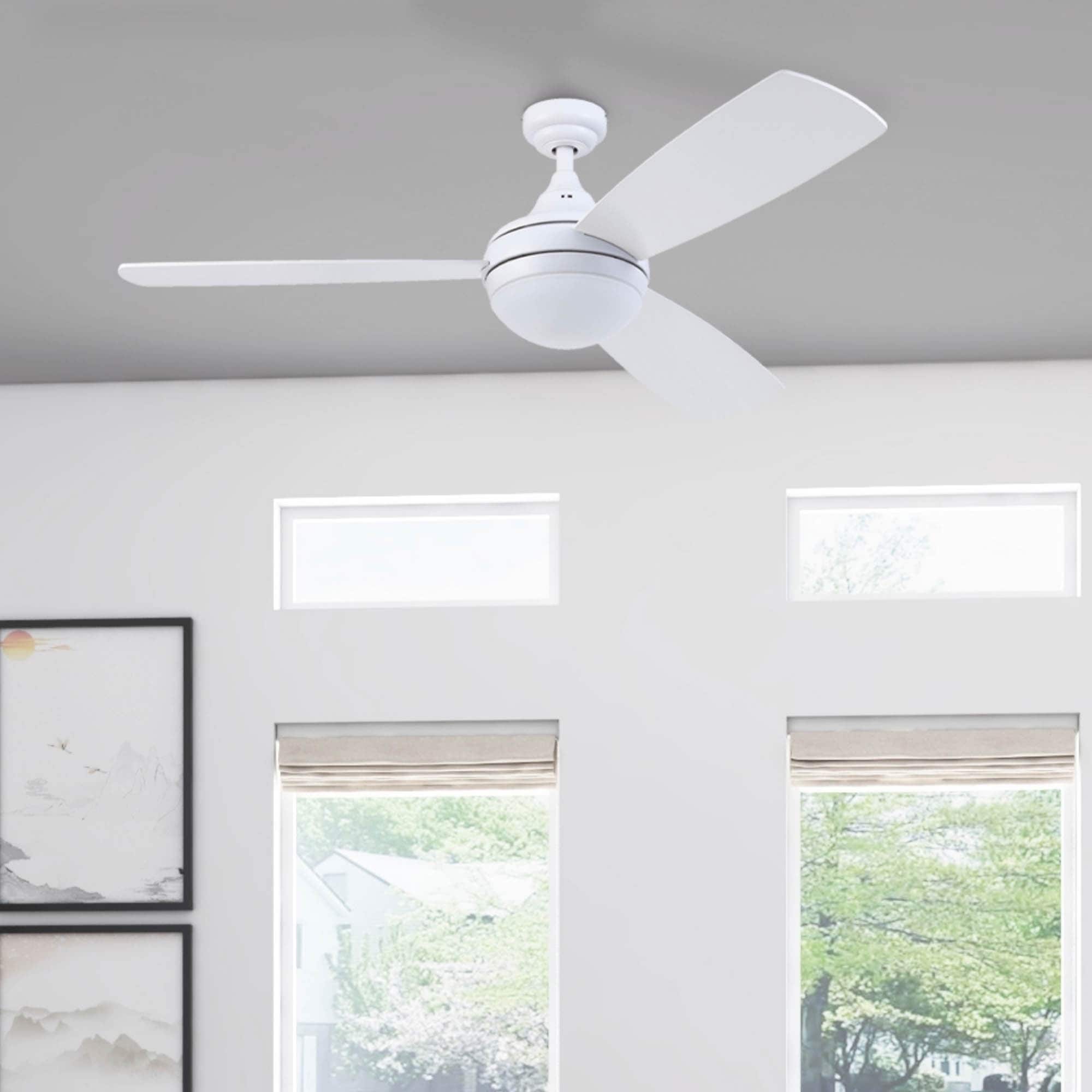 Porch Den Nebeker 52 Inch Led Ceiling Fan With Remote Control