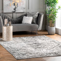 Nuloom Floral Medallion Juilliane Traditional Vintage Area Rug