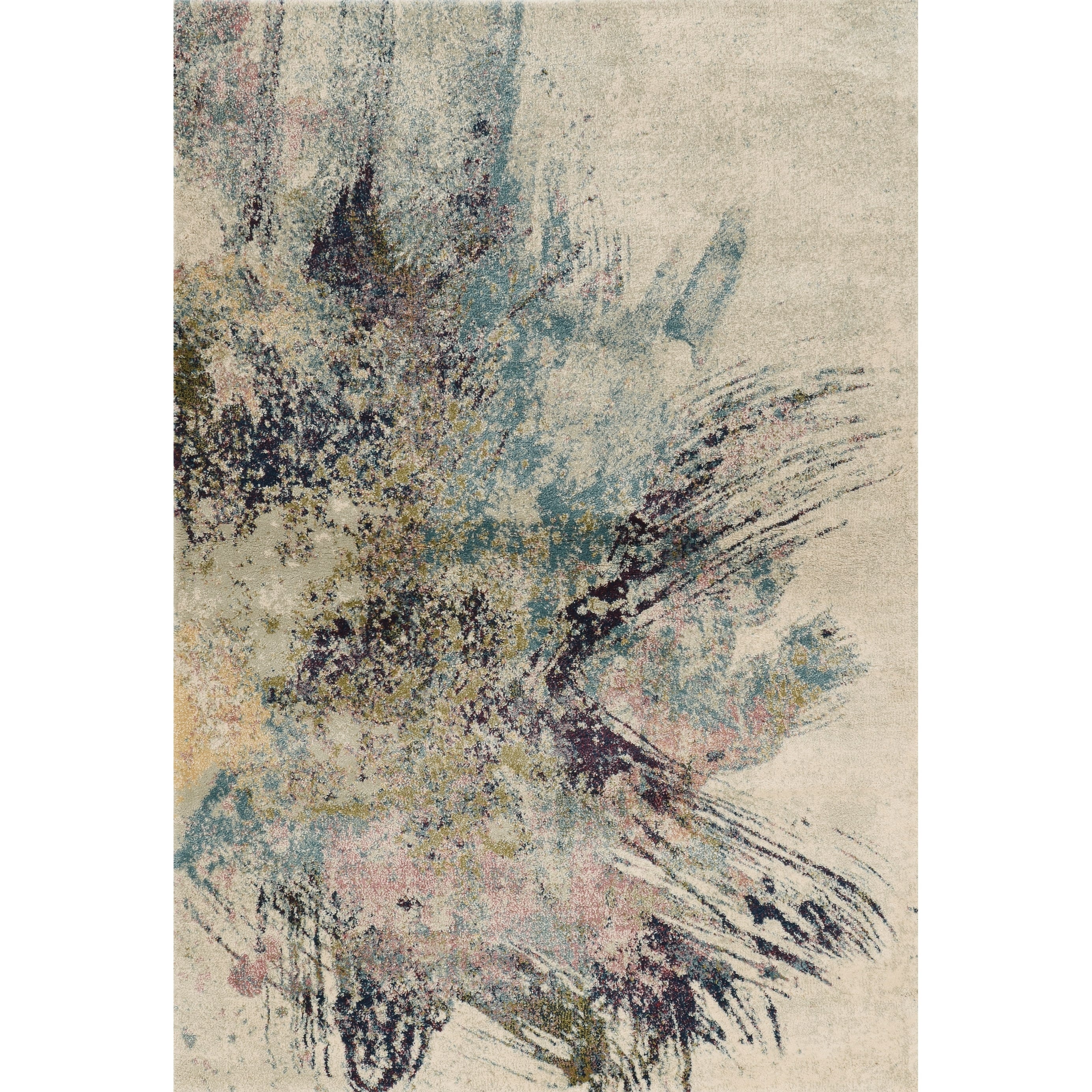Hue Ivory Pallette Runner Rug