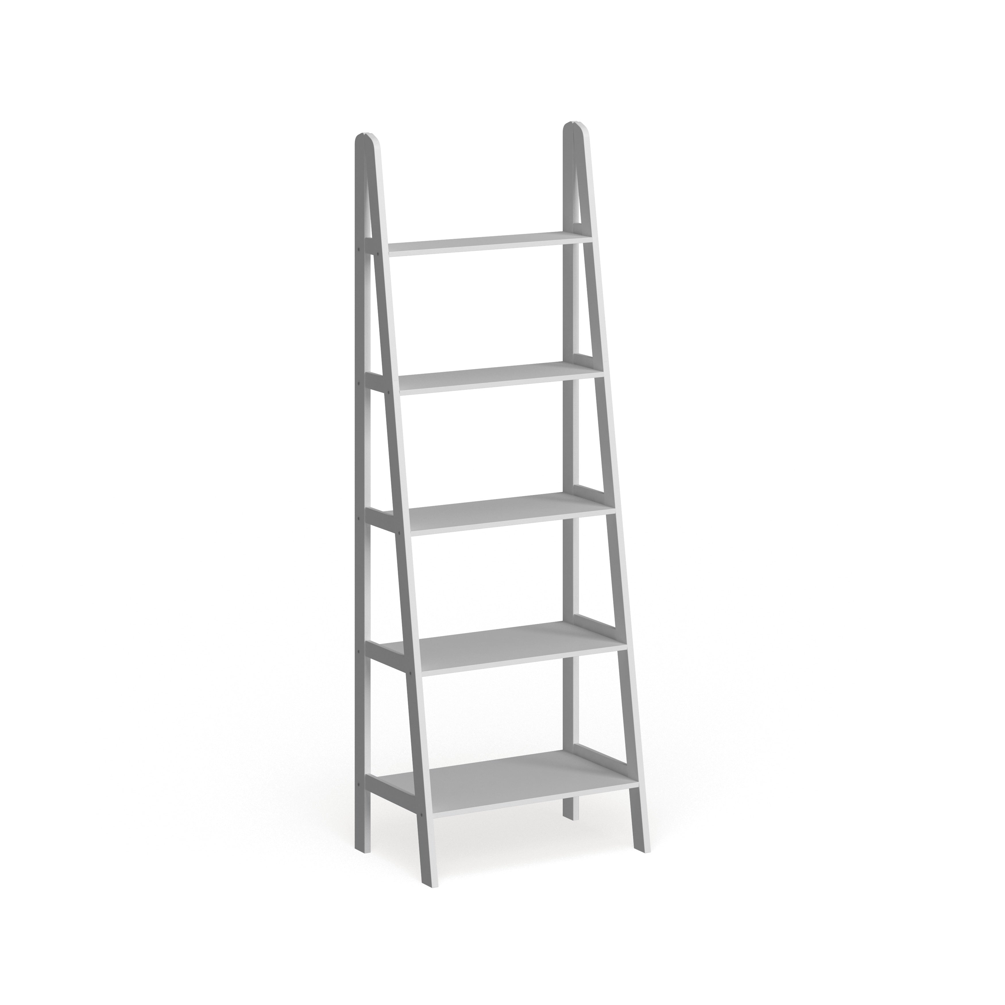 Porch Den Peterson 5 Shelf Ladder Bookcase