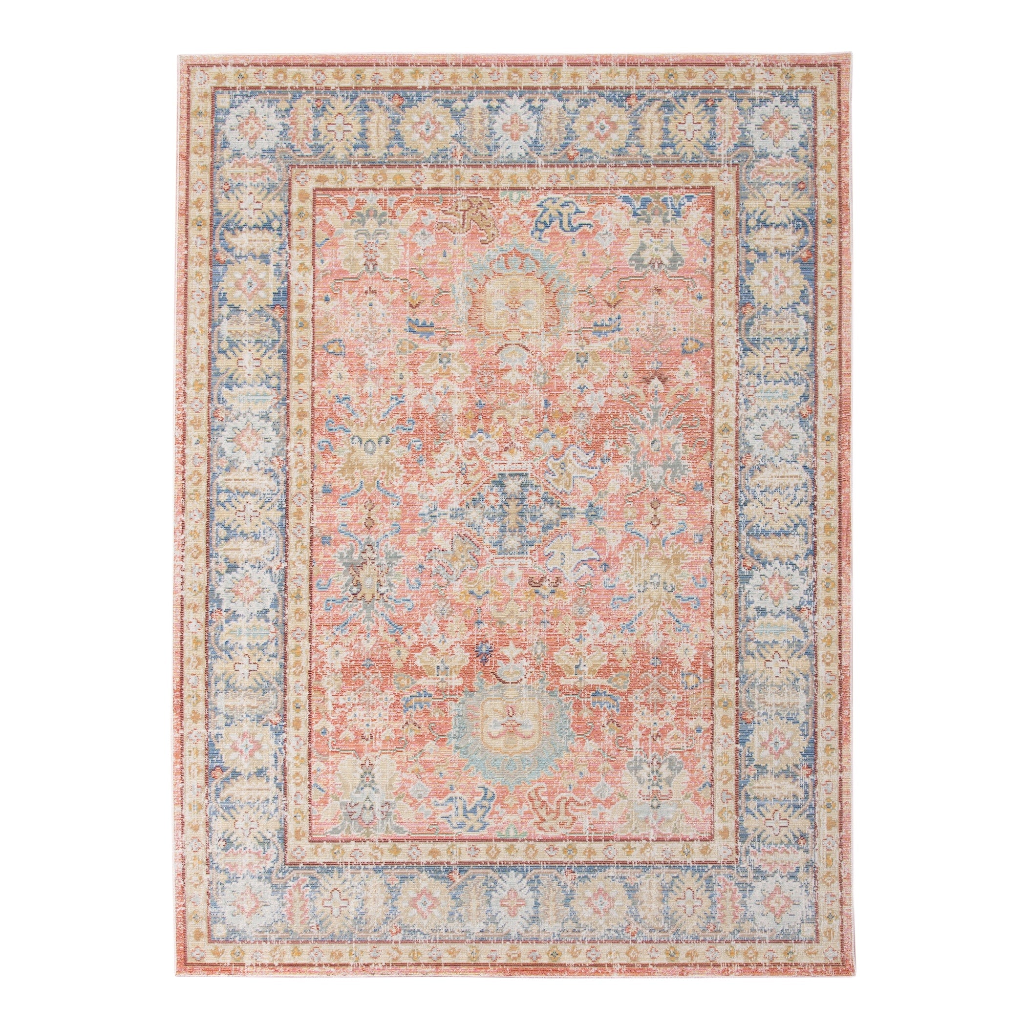 Porch Den Queens Distressed Oriental Area Rug