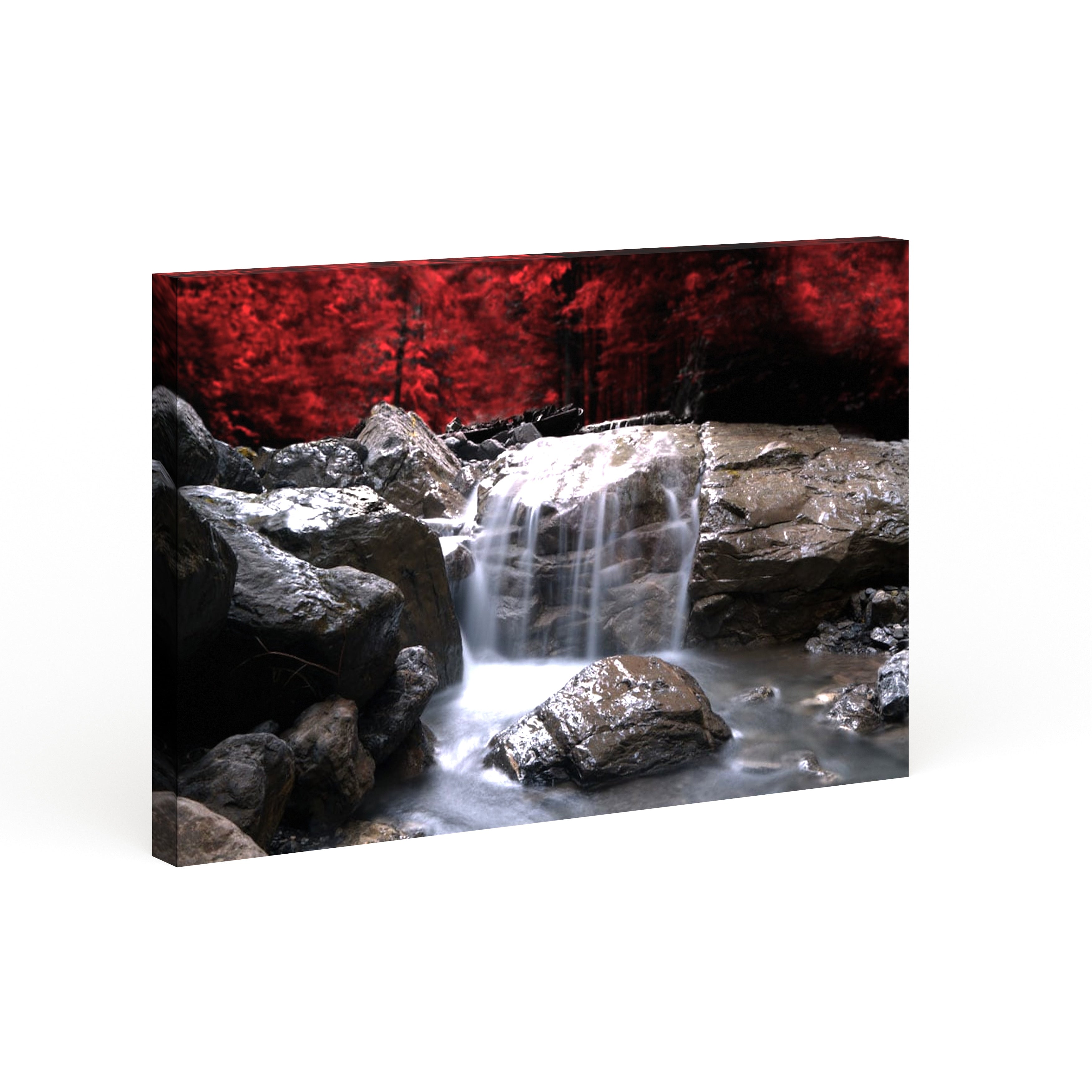 Porch Den Red Canvas Art