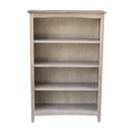 Shaker Bookcase With A White Finish