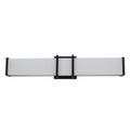 Porch Den Squire Acrylic Matte Black Finish Led Vanity Light