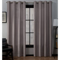 Porch Den Sugar Creek Grommet Top Loha Linen Window Curtain Panel Pair
