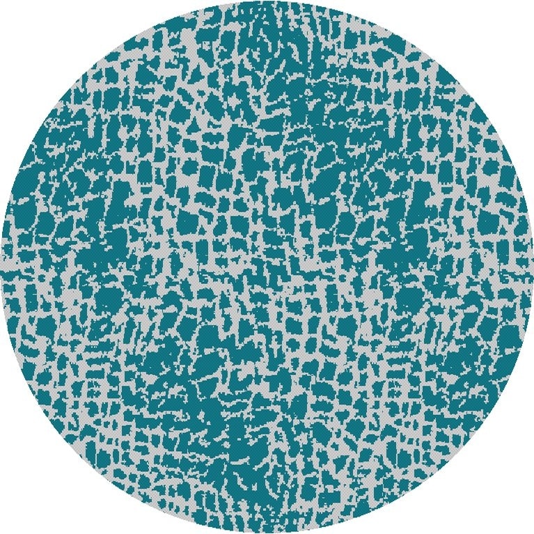 Provo Teal Safari Area Rug