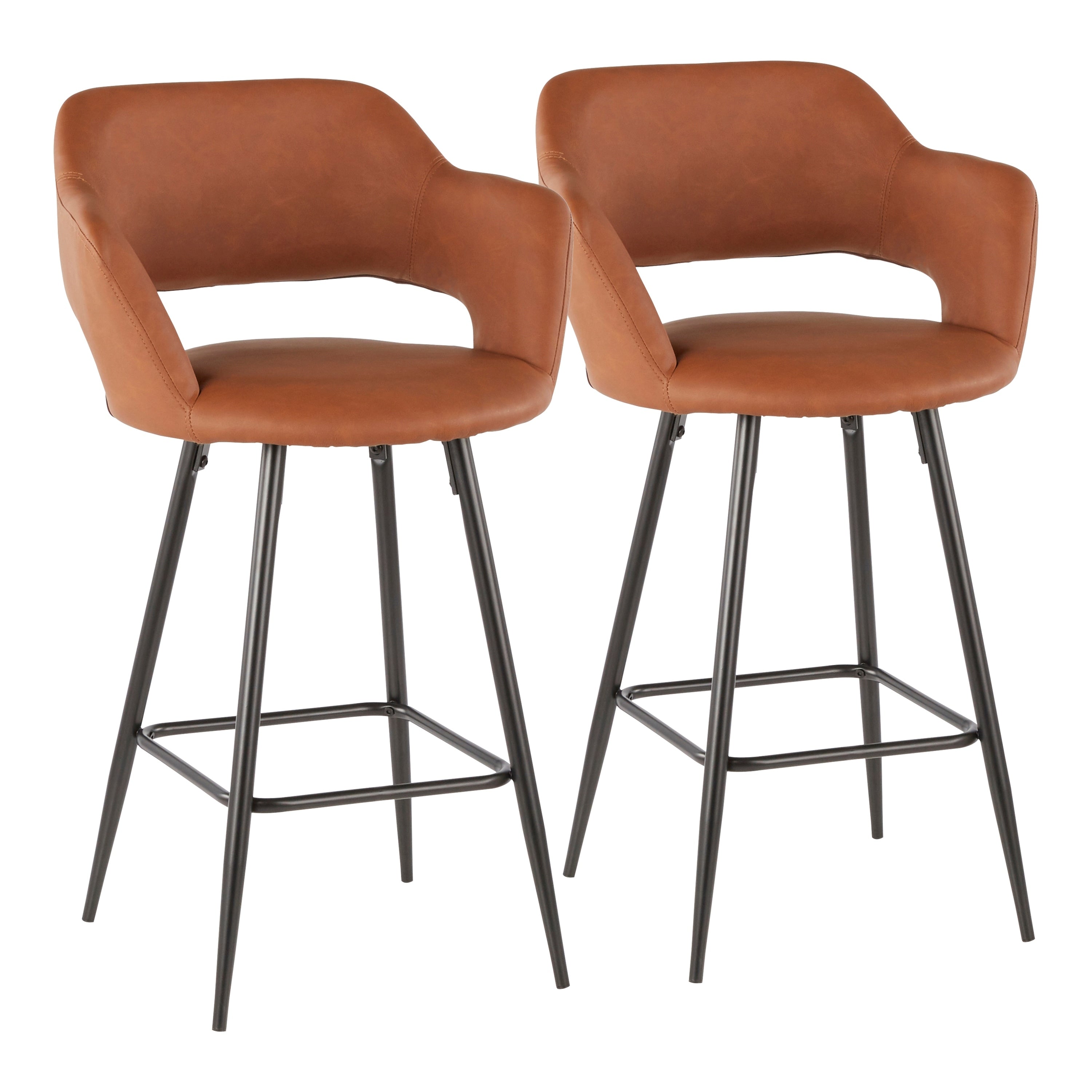 Lumisource Margarite Contemporary Counter Stool Set Of 2