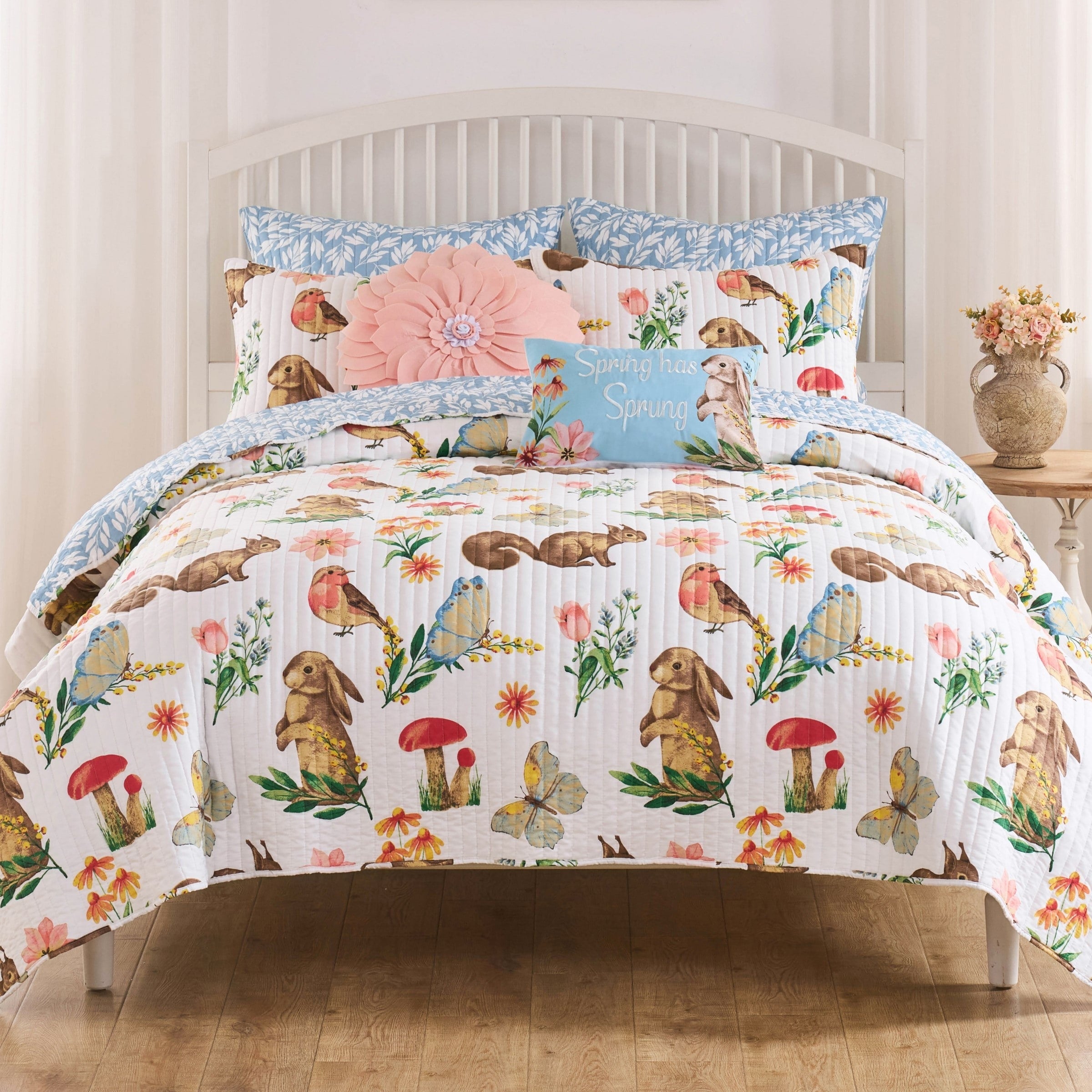 Porch Den Morilon Forest Wildlife Quilt Set