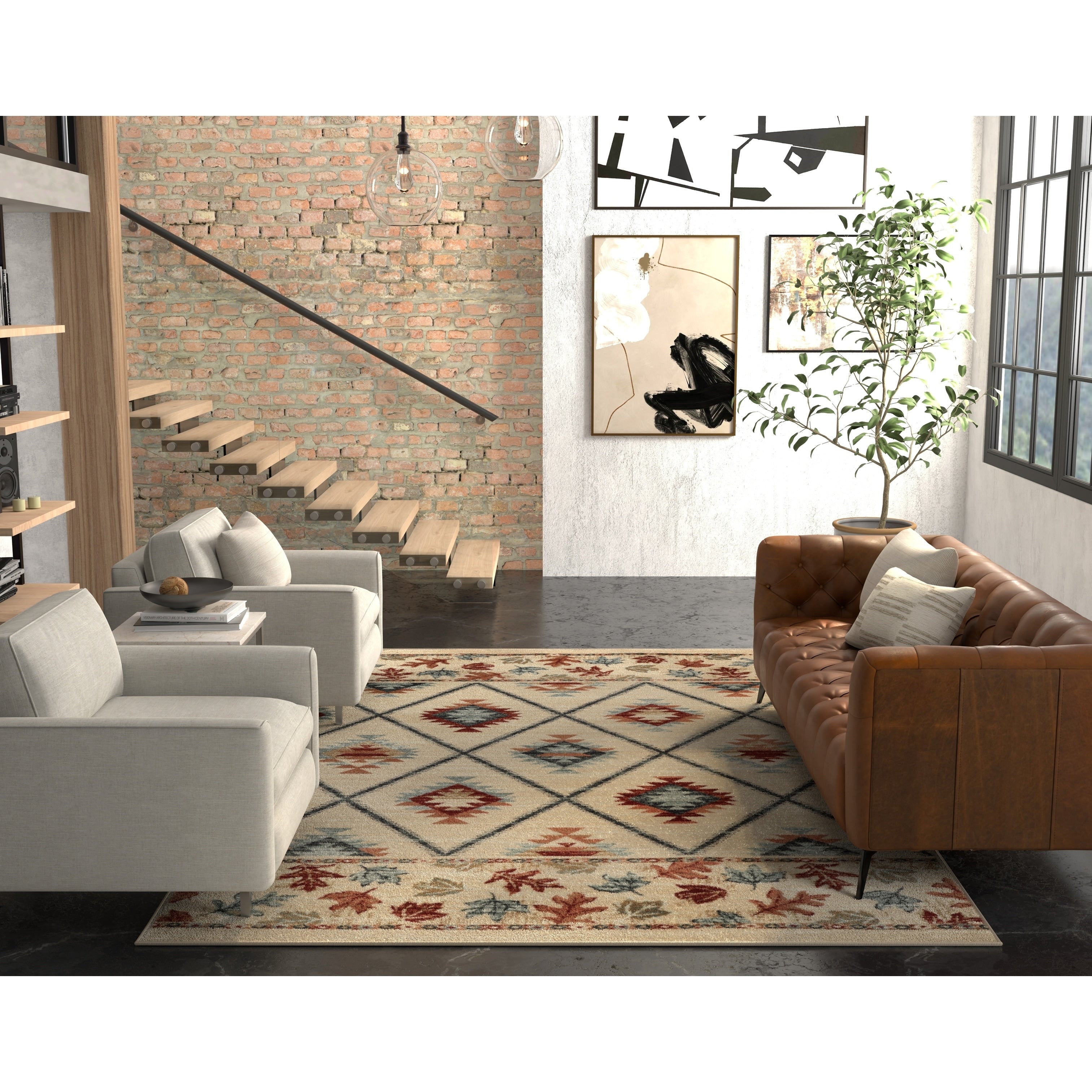 Chester Ivory Harvest Runner Rug