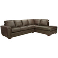 Porsche Top Grain Italian Leather Sectional Sofa