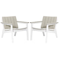 Porschside Outdoor Deep Seating Chair Set Of 2 White