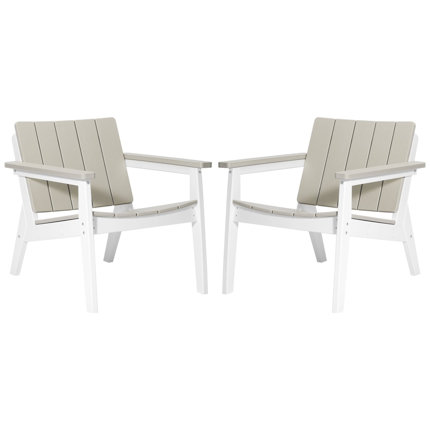 Porschside Outdoor Deep Seating Chair Set Of 2 White