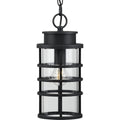Port Royal Collection Black One Light Hanging Lantern 18.72 X 8.97 X 8.97