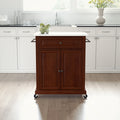 Portable Granite Top Kitchen Cart 31 W X 18 D X 35.5 H