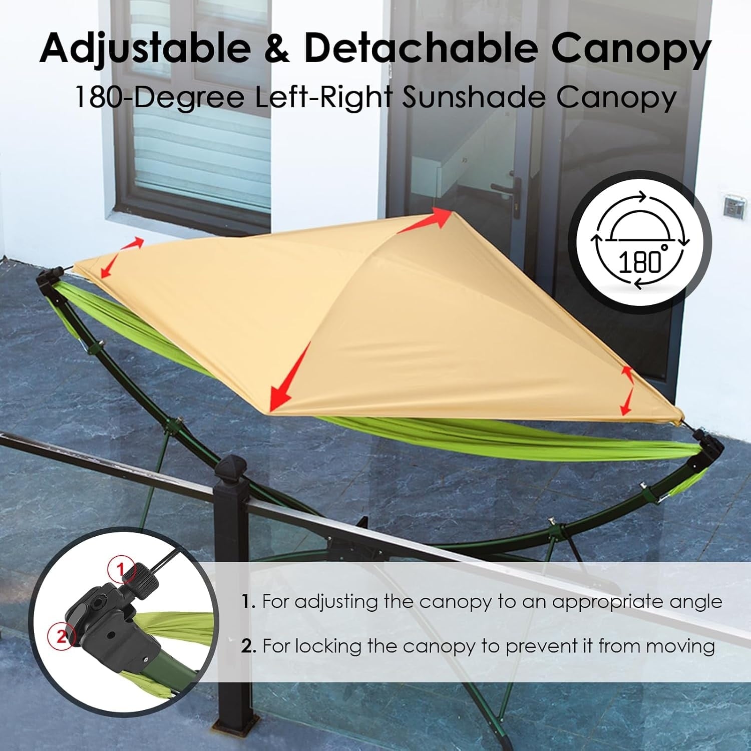 Portable Outdoor Hammock With Quick Fold Stand For Camping
