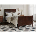 Portland Twin Xl Traditional Bed With Matching Foot Board In Walnut