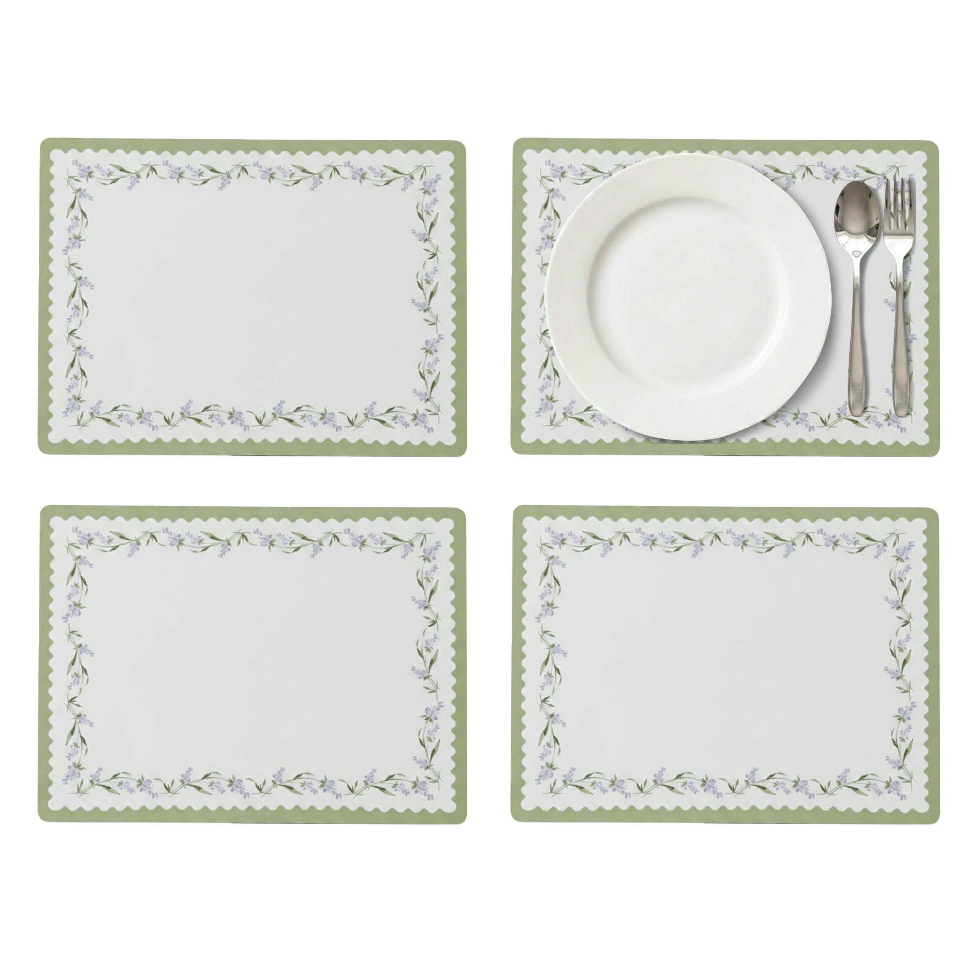 Portmeirion Lavandula Placemats Set Of 4 12 X 16 In