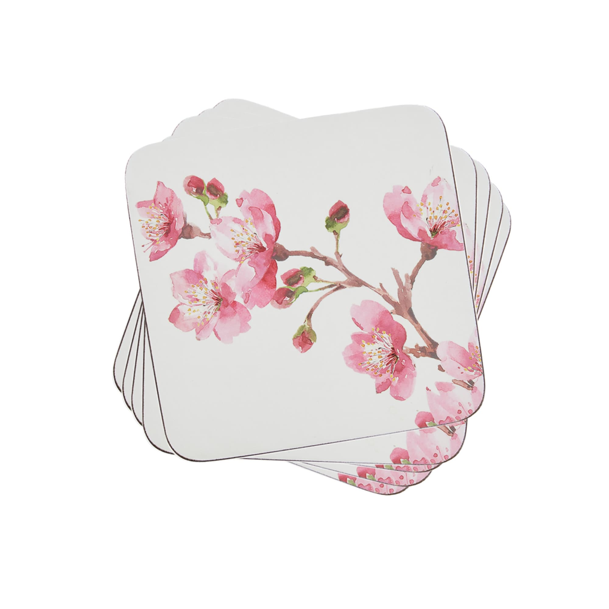 Portmeirion Pink Blossom Coasters Set Of 6